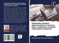 Buchcover von Удаление прямых красителей из сточных вод с помощью отходов хлопкового волокна