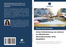 Buchcover von Unterrichtsleistung von Lehrern an öffentlichen Sekundarschulen ohne Hauptfach