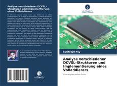 Capa do livro de Analyse verschiedener DCVSL-Strukturen und Implementierung eines Volladdierers 