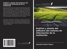 Couverture de Análisis y diseño del software del sistema de información de la institución