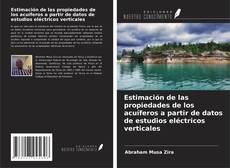 Couverture de Estimación de las propiedades de los acuíferos a partir de datos de estudios eléctricos verticales