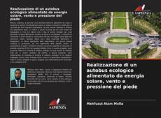 Realizzazione di un autobus ecologico alimentato da energia solare, vento e pressione del piede kitap kapağı