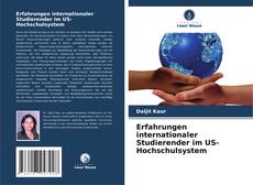 Buchcover von Erfahrungen internationaler Studierender im US-Hochschulsystem