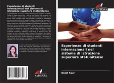 Borítókép a  Esperienze di studenti internazionali nel sistema di istruzione superiore statunitense - hoz