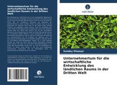 Buchcover von Unternehmertum für die wirtschaftliche Entwicklung des ländlichen Raums in der Dritten Welt