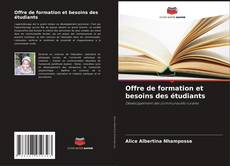 Buchcover von Offre de formation et besoins des étudiants