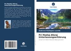 Buchcover von Pri Mediaj Aferoj Unterlassungserklärung