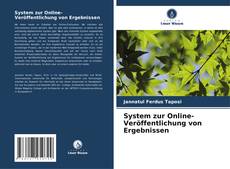 Buchcover von System zur Online-Veröffentlichung von Ergebnissen