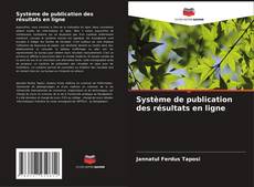 Buchcover von Système de publication des résultats en ligne