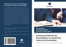 Buchcover von Arbeitszufriedenheit der Beschäftigten an staatlichen indischen Universitäten