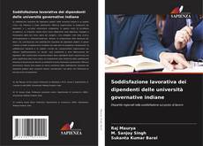 Buchcover von Soddisfazione lavorativa dei dipendenti delle università governative indiane