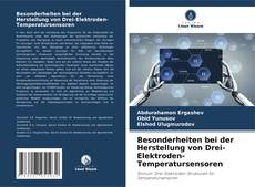 Buchcover von Besonderheiten bei der Herstellung von Drei-Elektroden-Temperatursensoren