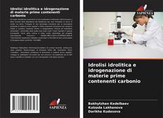 Idrolisi idrolitica e idrogenazione di materie prime contenenti carbonio kitap kapağı