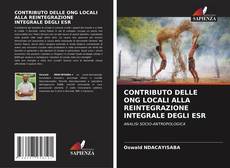 Couverture de CONTRIBUTO DELLE ONG LOCALI ALLA REINTEGRAZIONE INTEGRALE DEGLI ESR