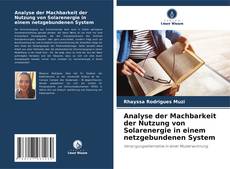 Buchcover von Analyse der Machbarkeit der Nutzung von Solarenergie in einem netzgebundenen System