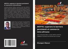 Buchcover von AfCFTA: superare le barriere persistenti al commercio intra-africano