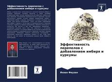Portada del libro de Эффективность перепелов с добавлением имбиря и куркумы