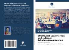 Buchcover von Effektivität von internen und externen Schulungsprogrammen