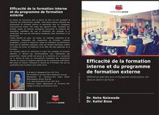 Buchcover von Efficacité de la formation interne et du programme de formation externe