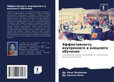 Capa do livro de Эффективность внутреннего и внешнего обучения 