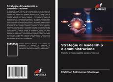 Buchcover von Strategie di leadership e amministrazione