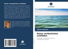 Buchcover von Keine verlässlichen Leitfäden