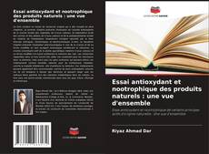 Buchcover von Essai antioxydant et nootrophique des produits naturels : une vue d'ensemble