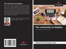 Buchcover von The university on display