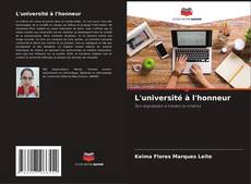 Buchcover von L'université à l'honneur