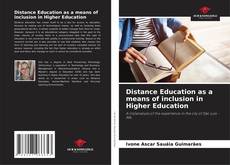 Buchcover von Distance Education as a means of inclusion in Higher Education