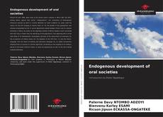 Buchcover von Endogenous development of oral societies