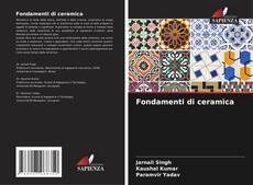 Buchcover von Fondamenti di ceramica