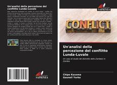 Buchcover von Un'analisi della percezione del conflitto Lunda-Luvale