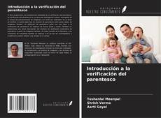 Couverture de Introducción a la verificación del parentesco