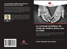 Buchcover von Le concept juridique de l'état de misère prévu par la LOAS