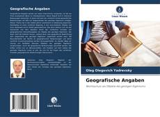 Buchcover von Geografische Angaben