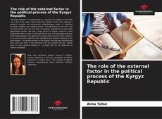 Bookcover of The role of the external factor in the political process of the Kyrgyz Republic