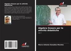 Buchcover von Algebra lineare per le attività didattiche