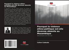 Buchcover von Pourquoi la violence ethno-politique est-elle devenue absente au Mozambique