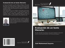 Couverture de Evaluación de un texto literario: