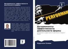 Portada del libro de Детерминанты эффективности деятельности фирмы