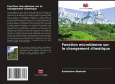 Buchcover von Fonction microbienne sur le changement climatique