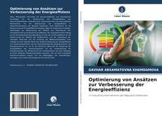 Buchcover von Optimierung von Ansätzen zur Verbesserung der Energieeffizienz