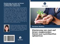 Buchcover von Klonierung von zwei auf Arsen reagierenden Genen aus Lysinibacillus sphaericus