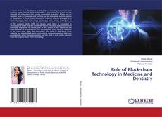 Capa do livro de Role of Block-chain Technology in Medicine and Dentistry 