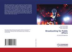 Capa do livro de Broadcasting for Public Affairs 