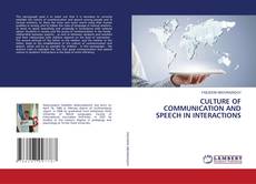 Capa do livro de CULTURE OF COMMUNICATION AND SPEECH IN INTERACTIONS 