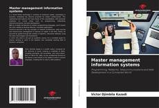 Copertina di Master management information systems