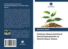 Buchcover von Chitetezo Mbaula-Kochherd-Wertschöpfungskette im Distrikt Dedza, Malawi