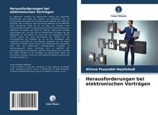 Bookcover of Herausforderungen bei elektronischen Verträgen